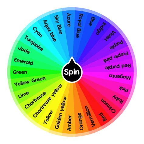 spinning wheel generator|color wheel that you can spin.